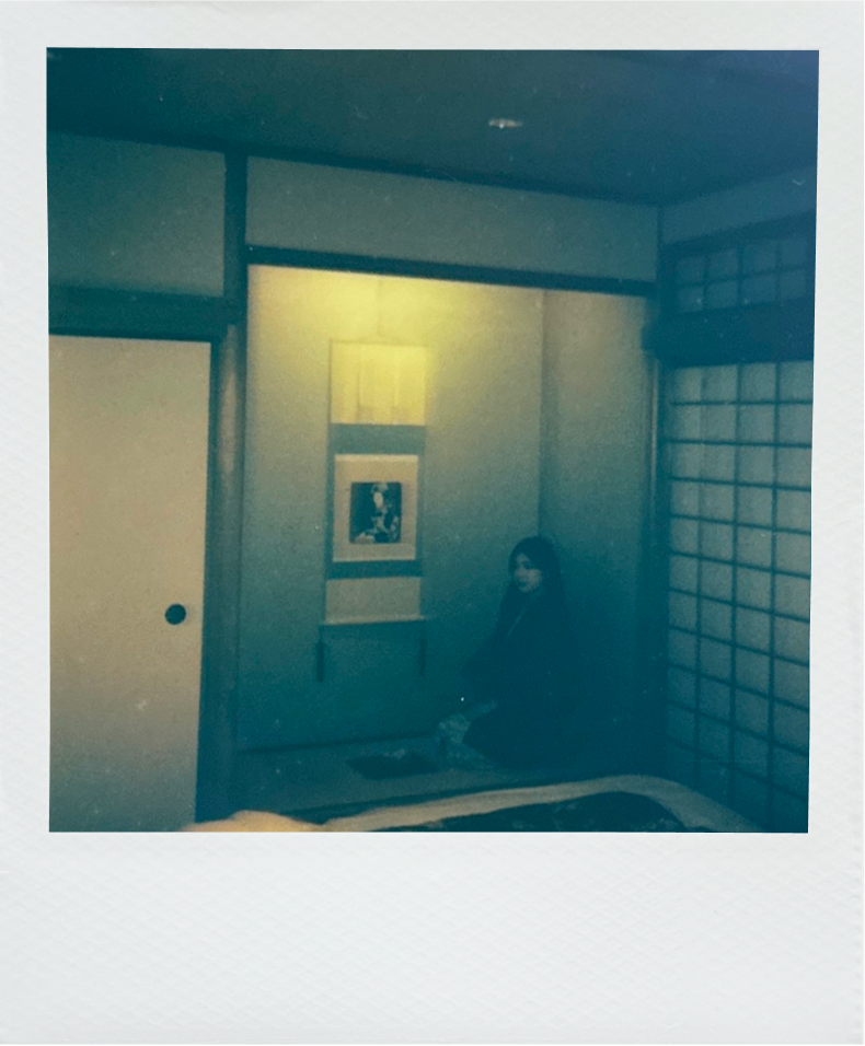 a photo of me in kyoto